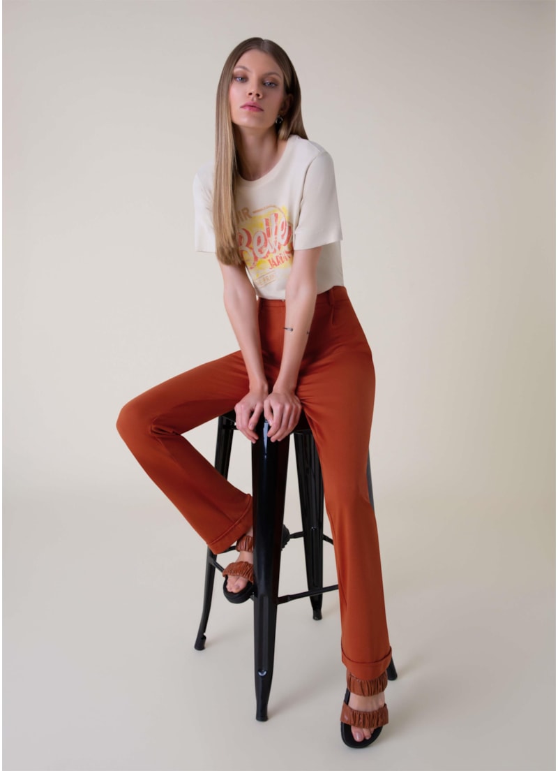 Calça Tailoring Roma Telha