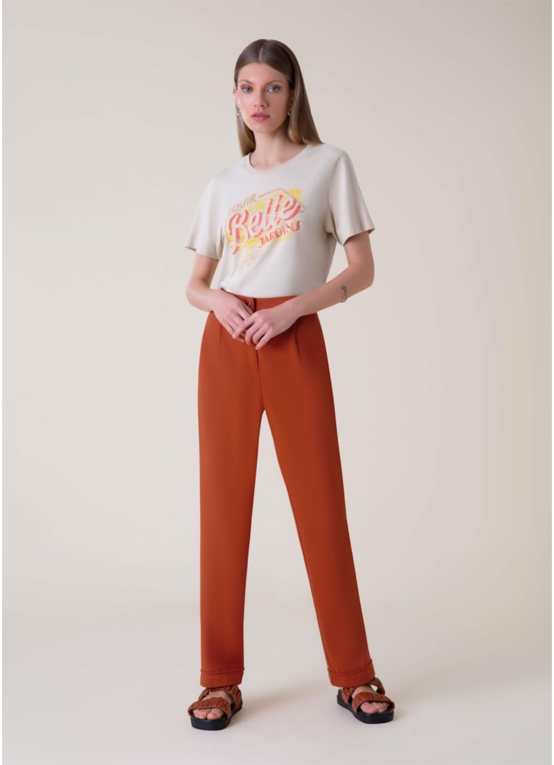 Calça Tailoring Roma Telha