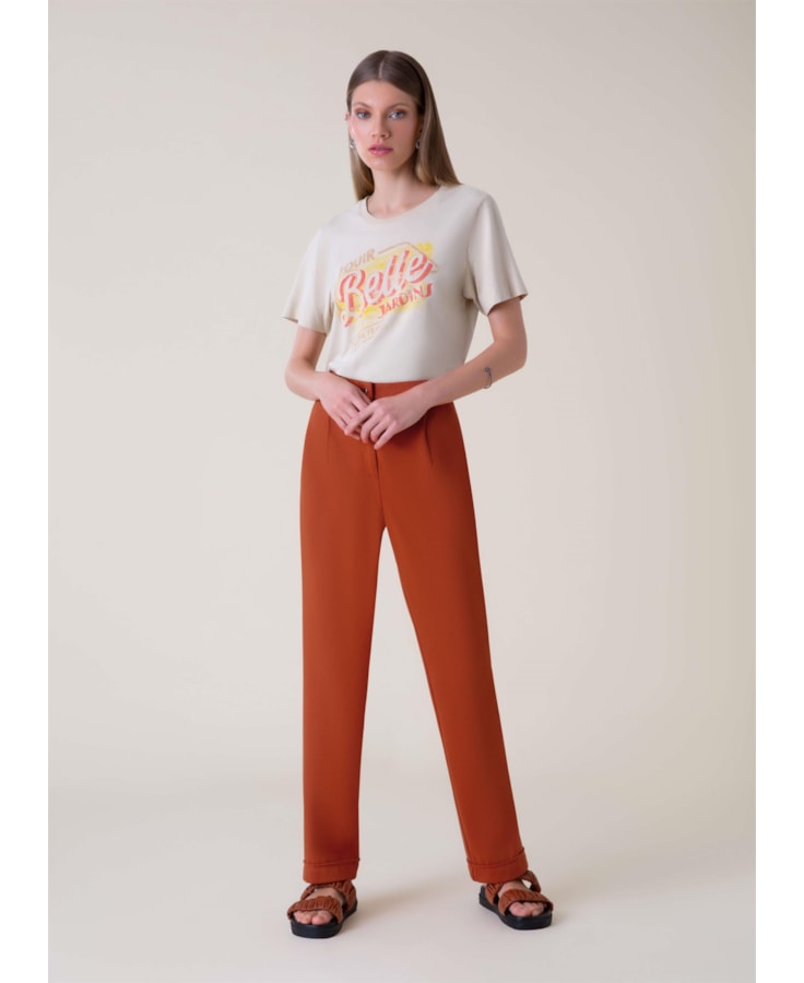 Calça Tailoring Roma Telha