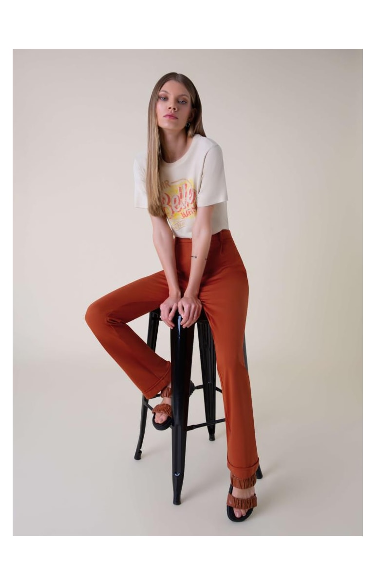 Calça Tailoring Roma Telha