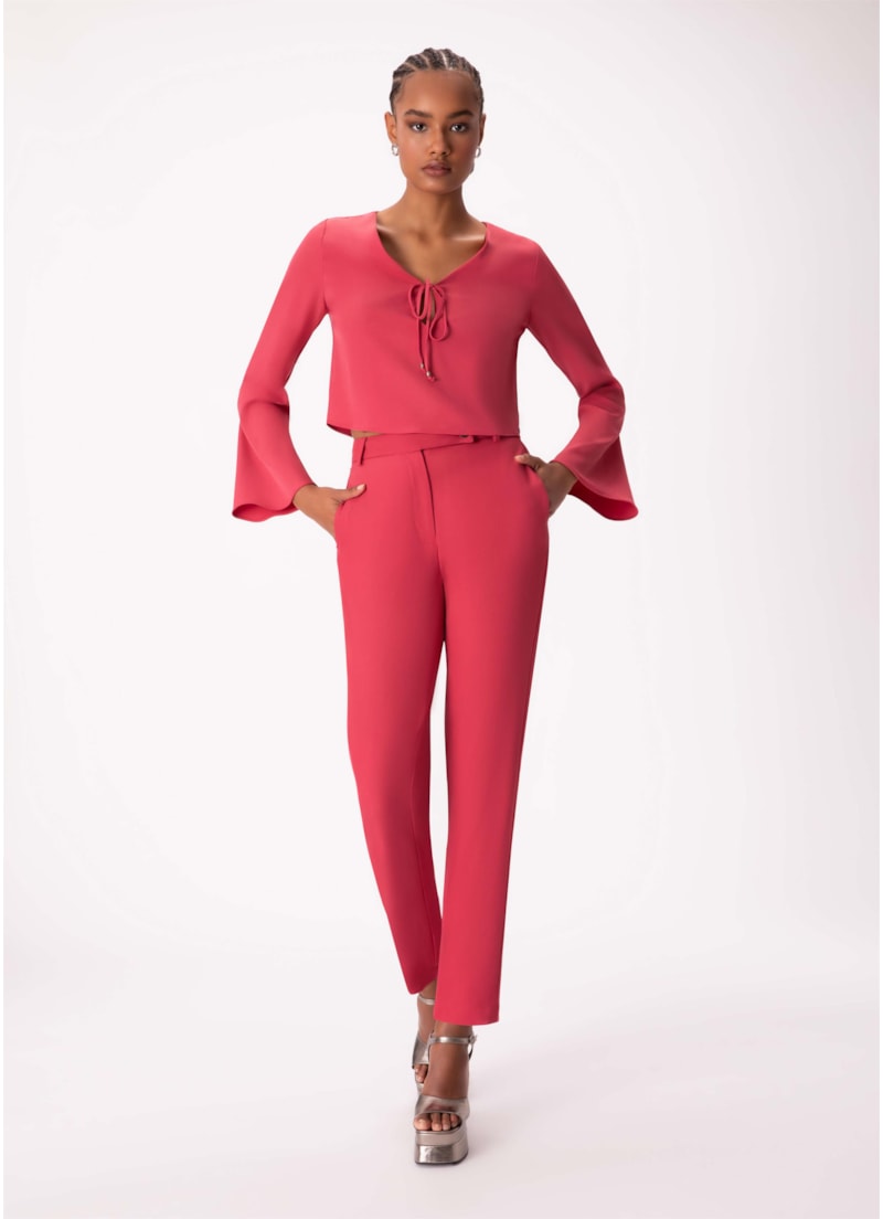 Calça Tóquio Cigarrete Rosa Dirty
