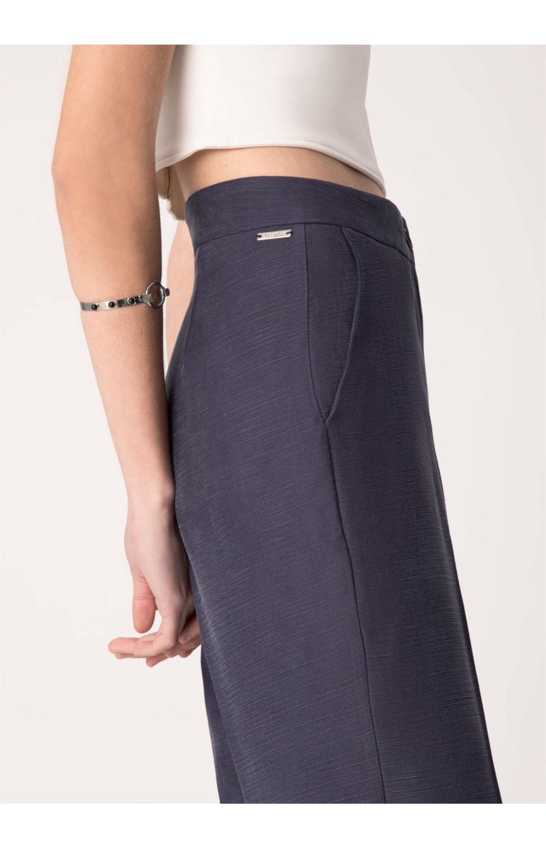 Calça Trama Line Marinho
