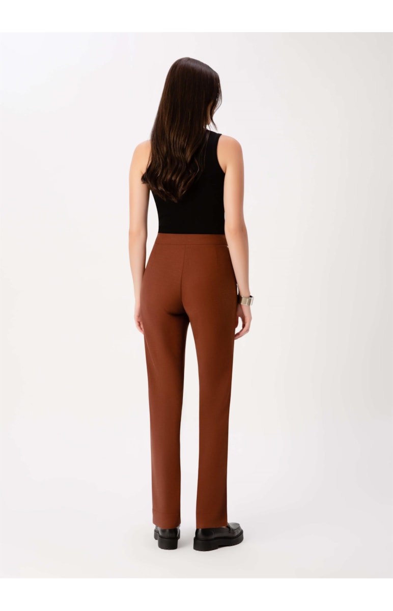 Calça Trama Line Marrom