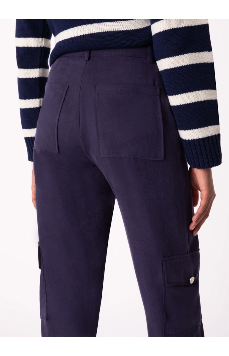 Calça Twill Carrot Marinho