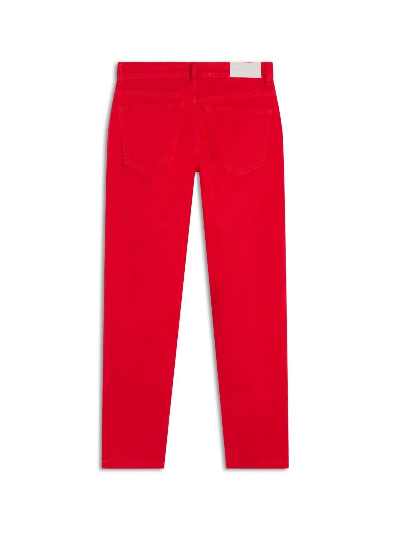 Calça Vintage Denim Mom Vermelho