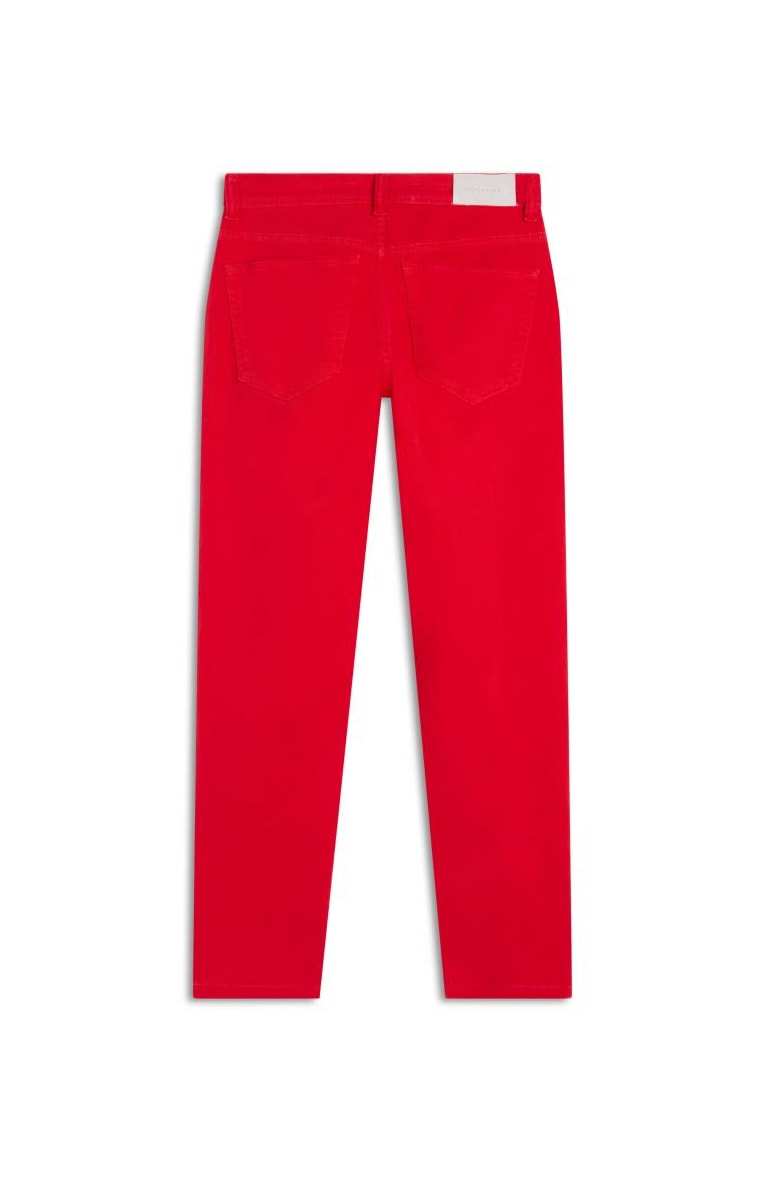 Calça Vintage Denim Mom Vermelho