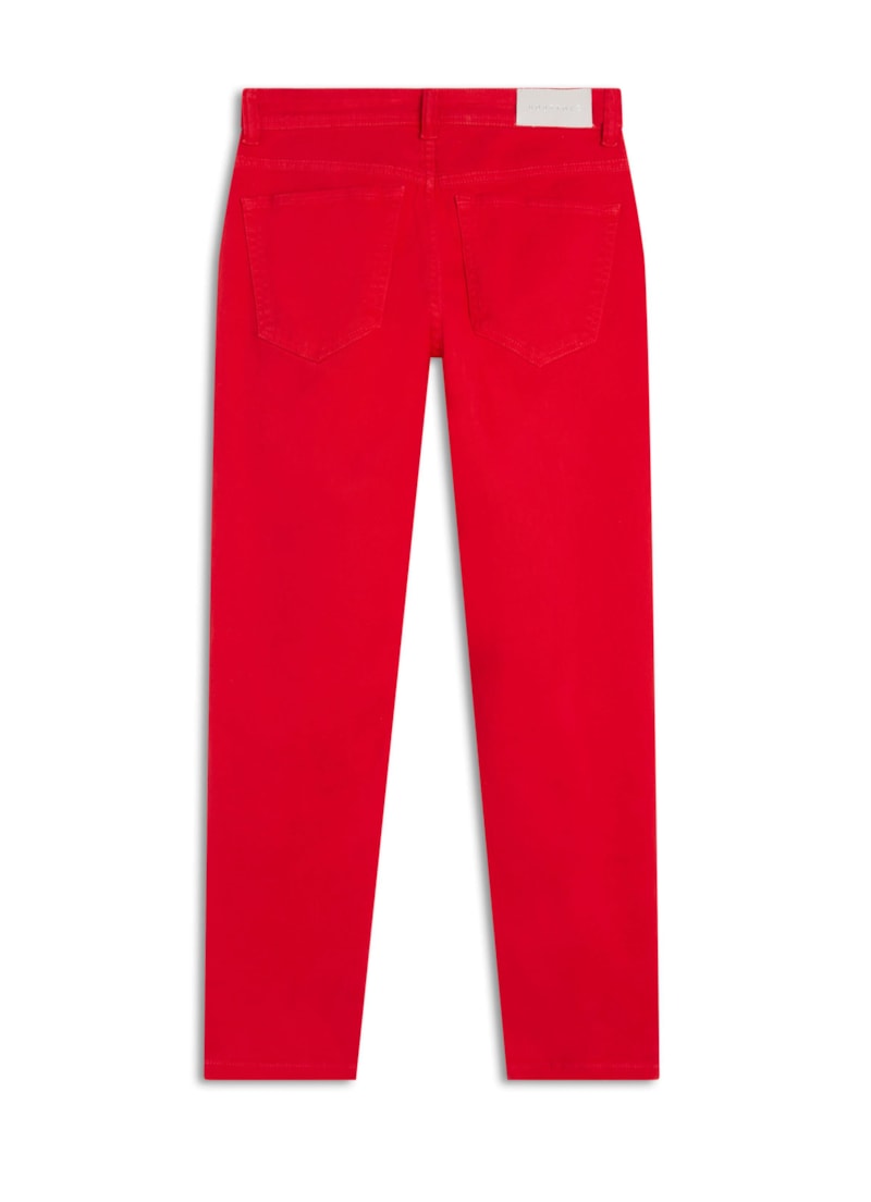 Calça Vintage Denim Mom Vermelho