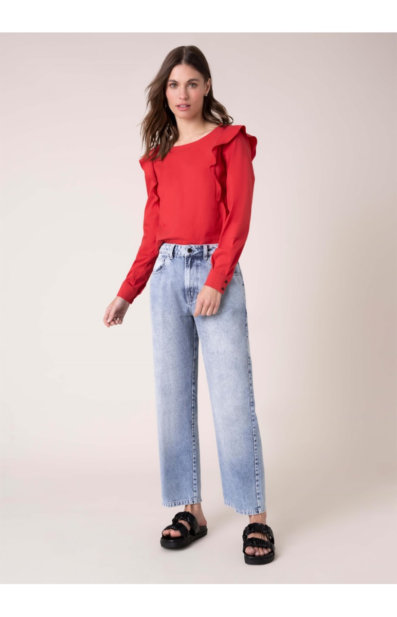 Calça Vintage Slouch 350-Lav.Claro C/ Sky
