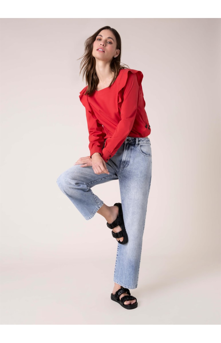 Calça Vintage Slouch 350-Lav.Claro C/ Sky