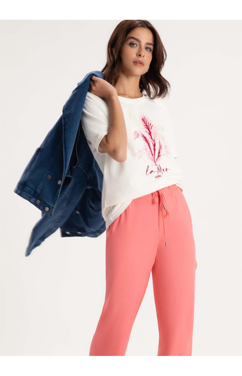 Calça Visco Heat Reta Melancia