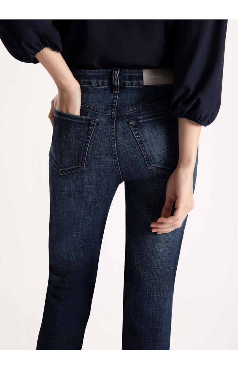 Calça Visco Indigo Elastic Skinny 5-Pck 426 - Lav. Escuro C/Used