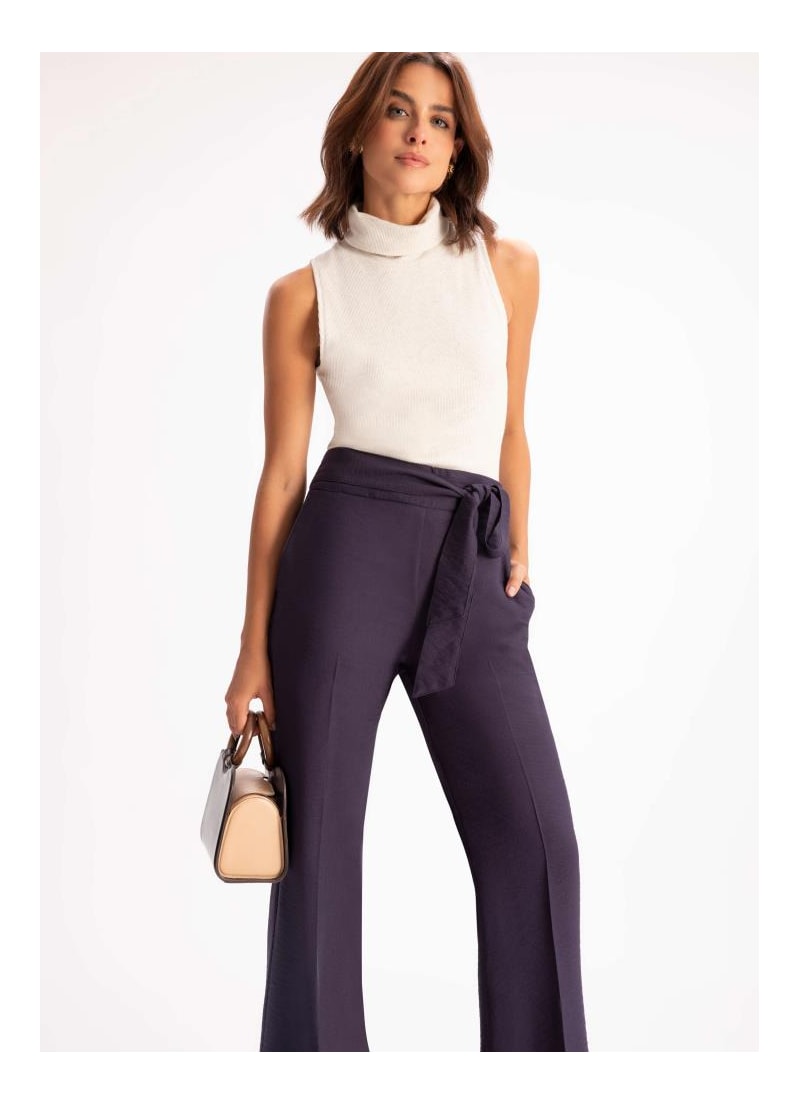 Calça Visco Rust Flare Marinho