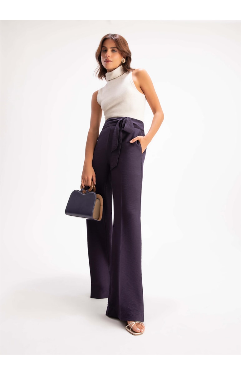 Calça Visco Rust Flare Marinho