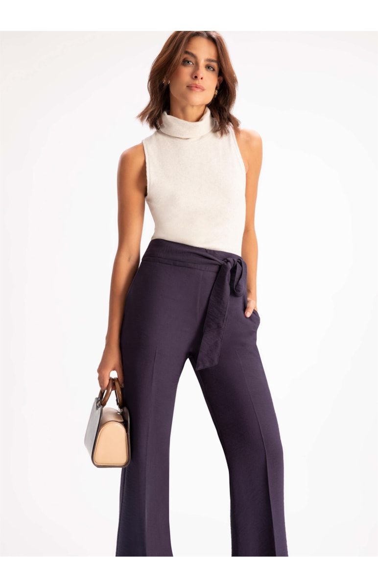 Calça Visco Rust Flare Marinho
