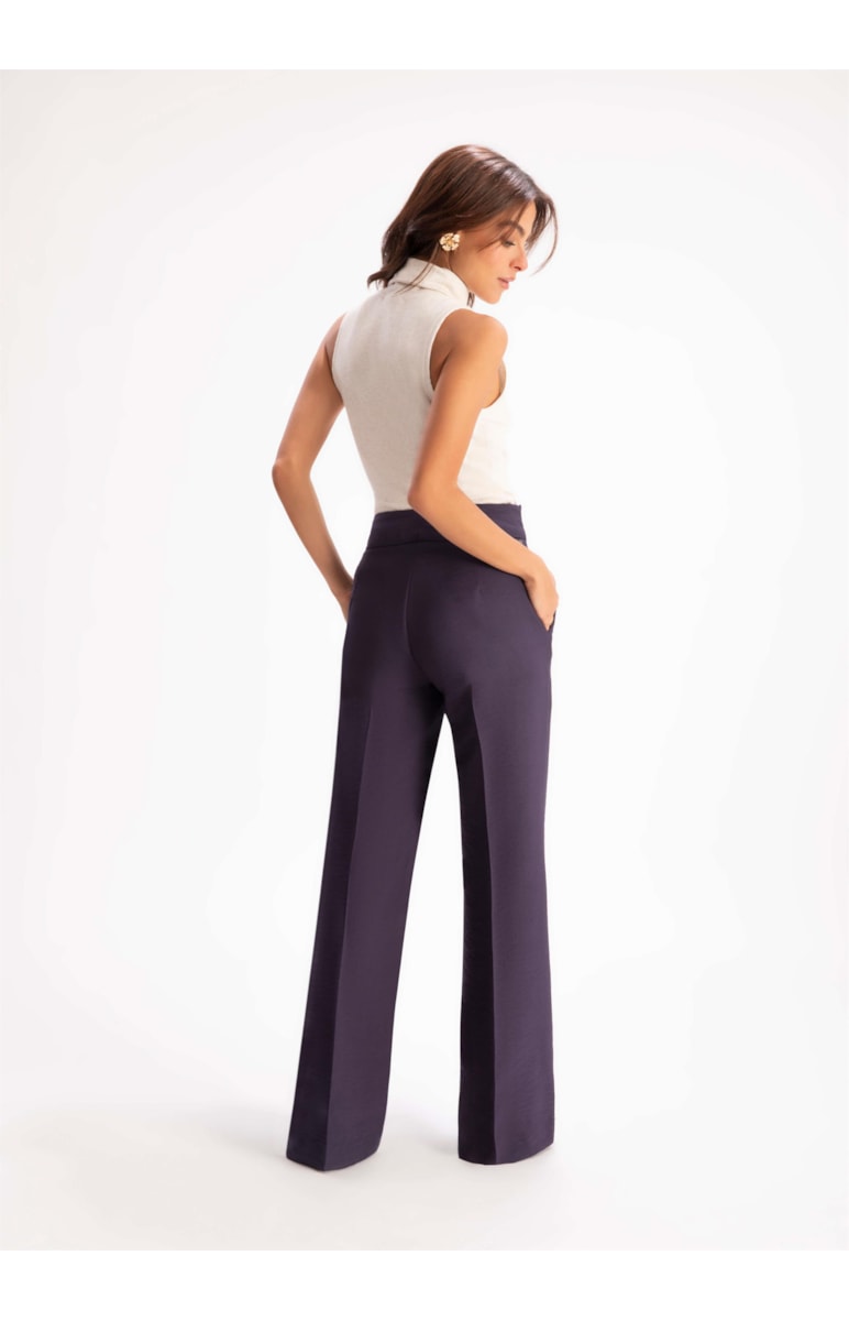Calça Visco Rust Flare Marinho