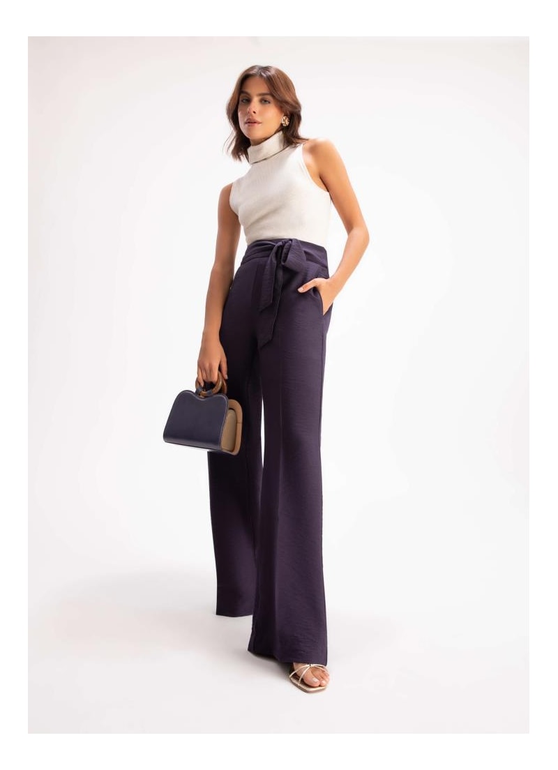 Calça Visco Rust Flare Marinho