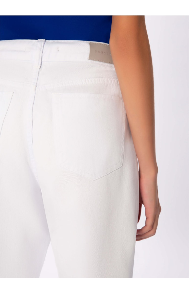 Calça White Denim Color Baggy Branco