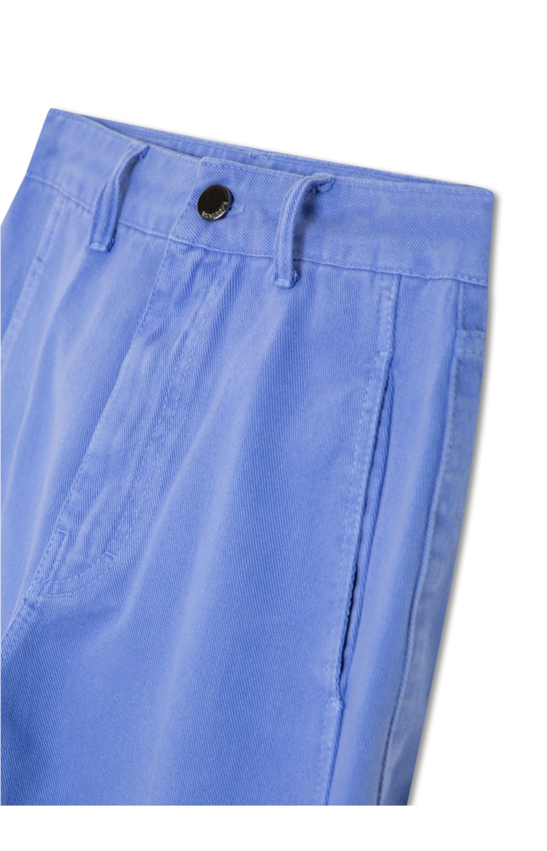 Calça White Denim Color Baggy Royal
