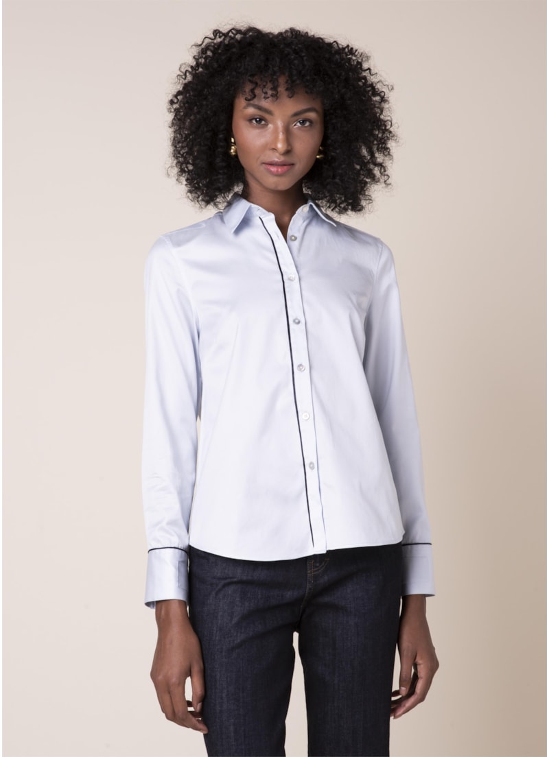 Camisa Básica Vivo Azul Claro