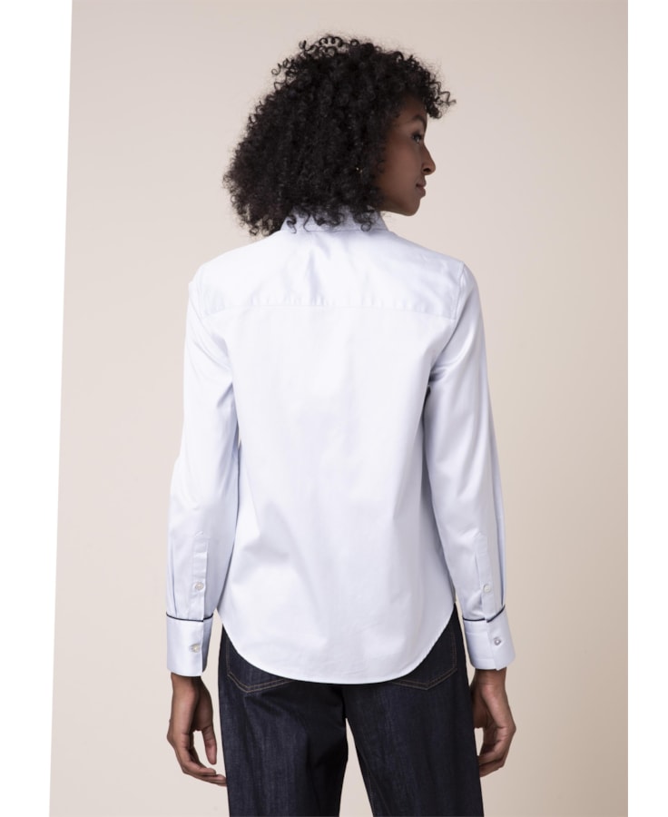 Camisa Básica Vivo Azul Claro