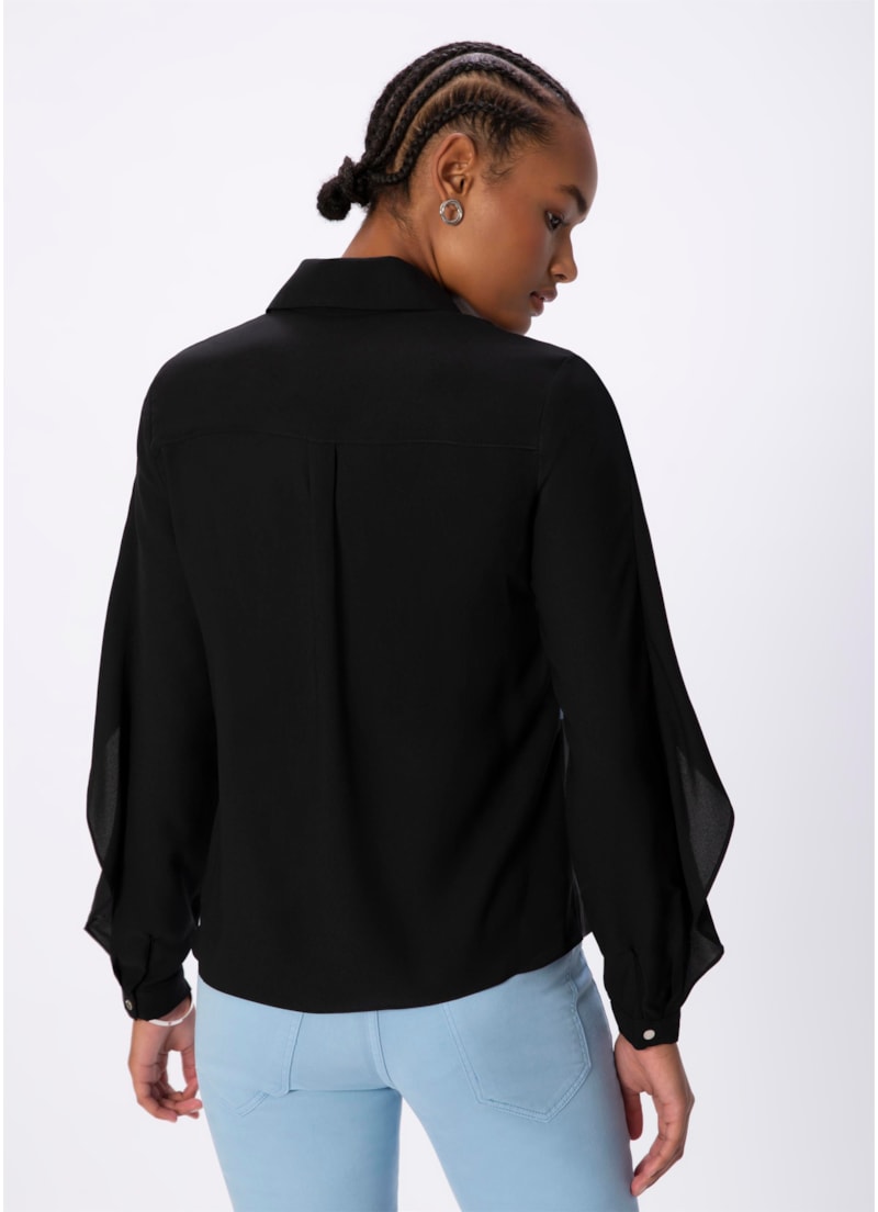 Camisa Bicolor Preto