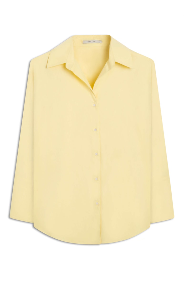 Camisa Blatt Oversized Amarelo Claro