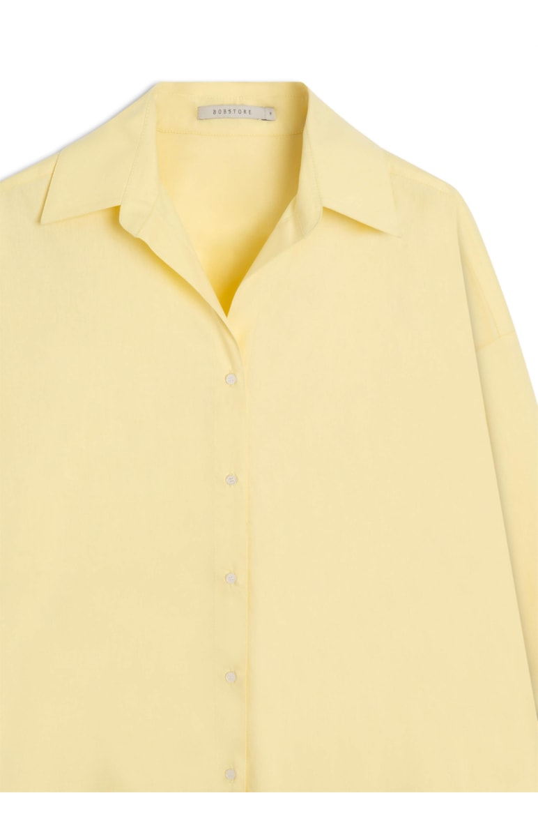 Camisa Blatt Oversized Amarelo Claro