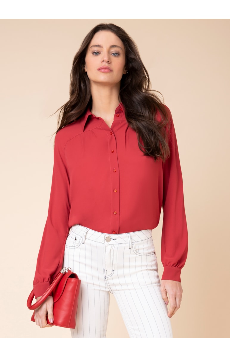 Camisa Clássica Vermelho