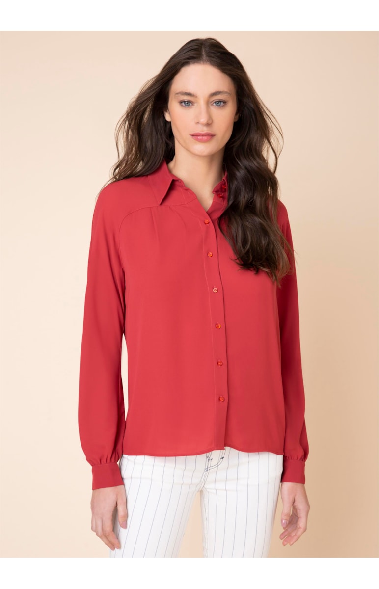 Camisa Clássica Vermelho