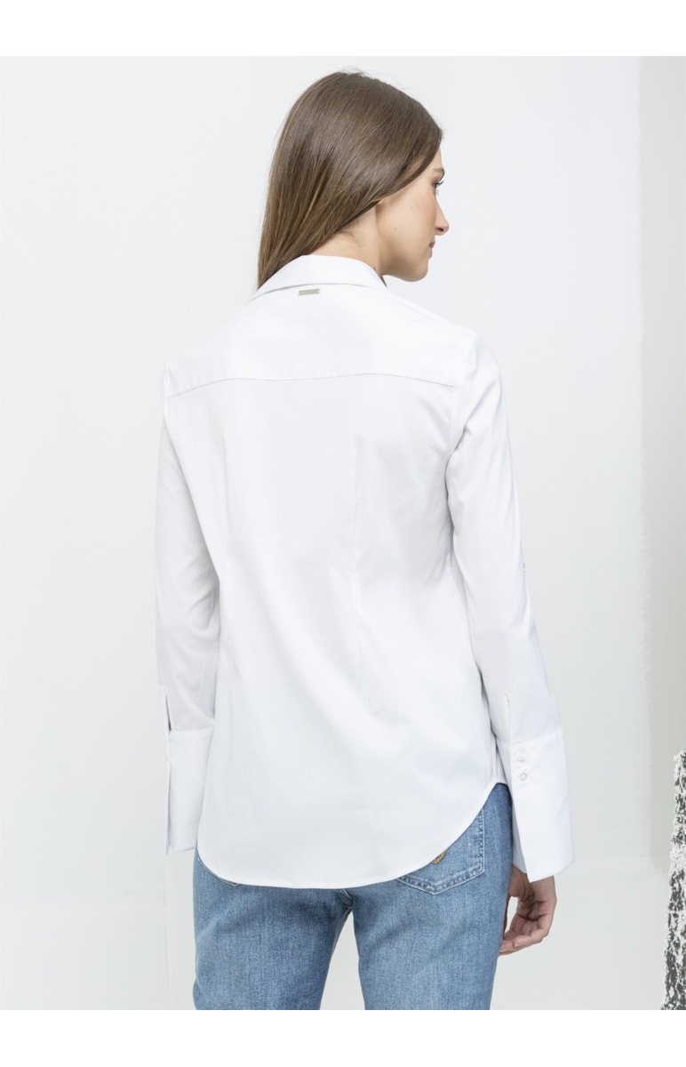 Camisa Com Botões Branco