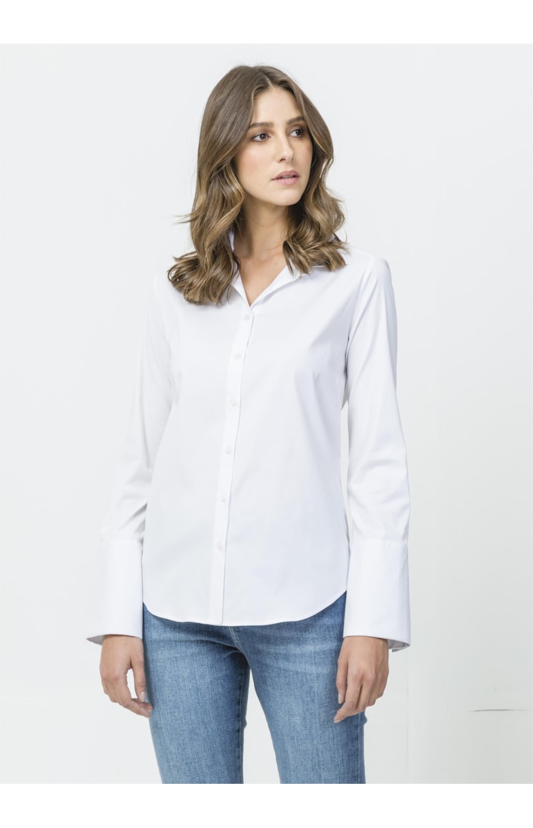 Camisa Com Botões Branco