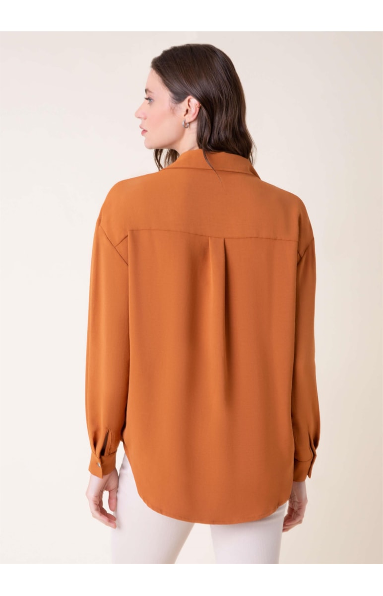 Camisa Delavê Caramelo