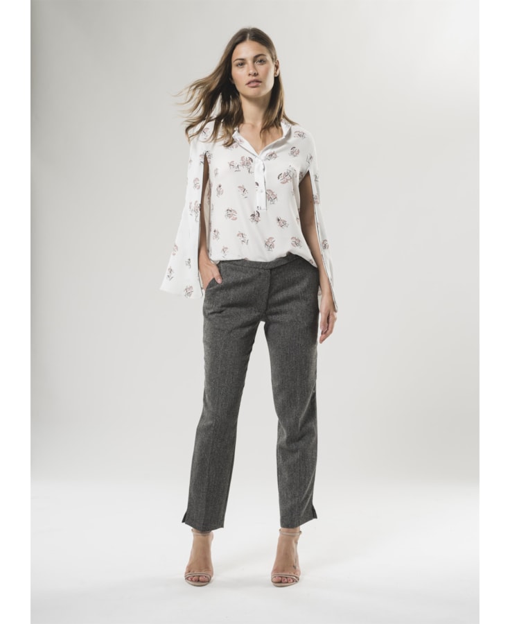Camisa Floral Nouveau Estampado