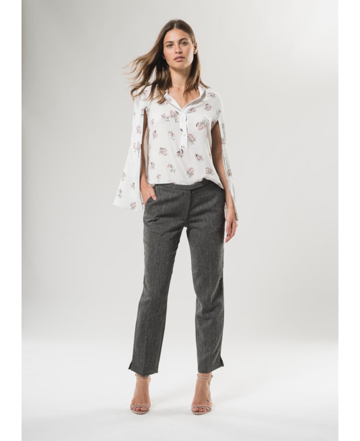 Camisa Floral Nouveau Estampado