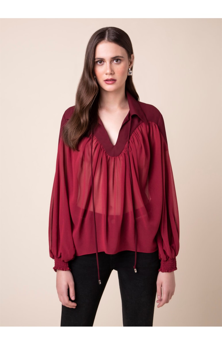 Camisa Gota Vinho