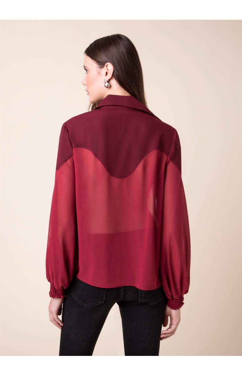 Camisa Gota Vinho