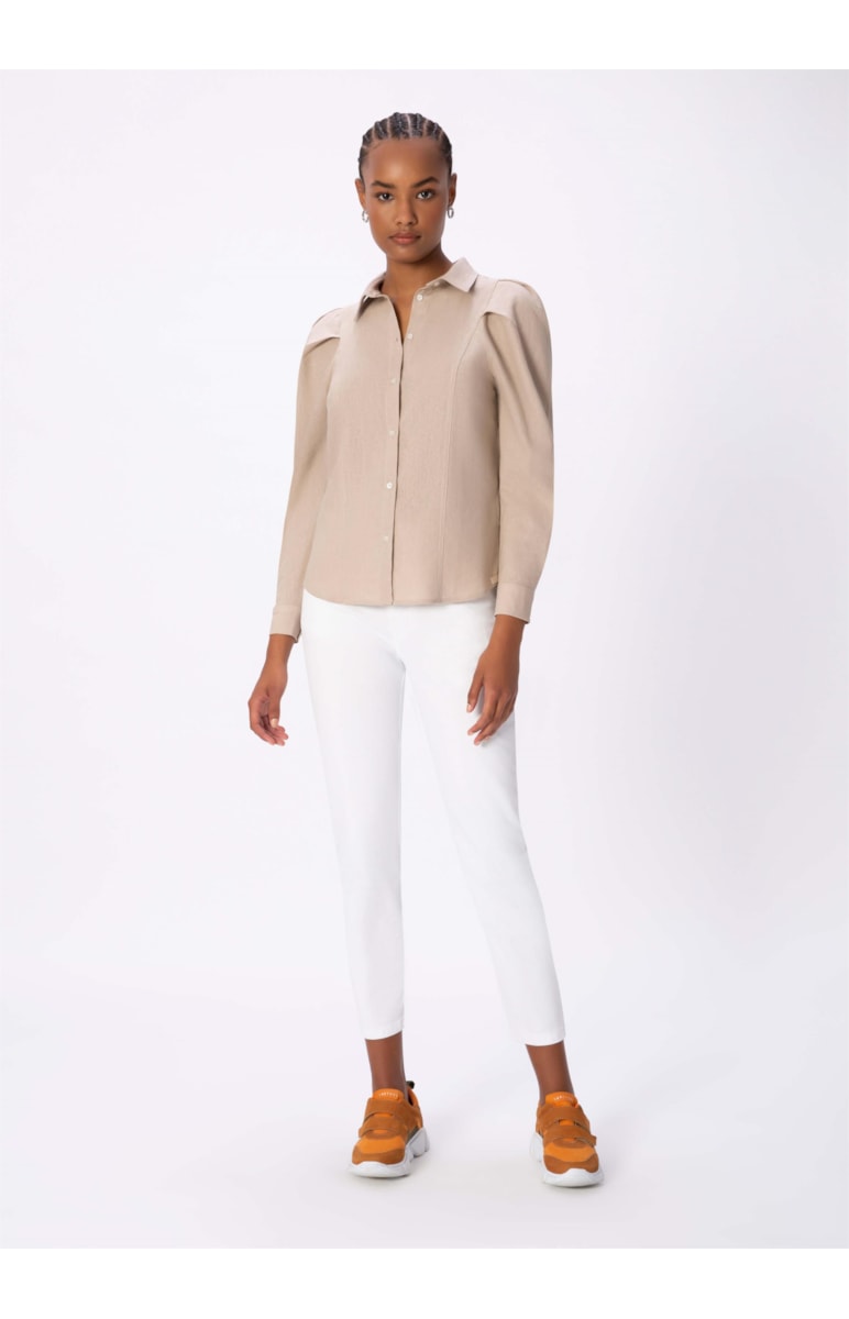 Camisa Heavy Linho Natural