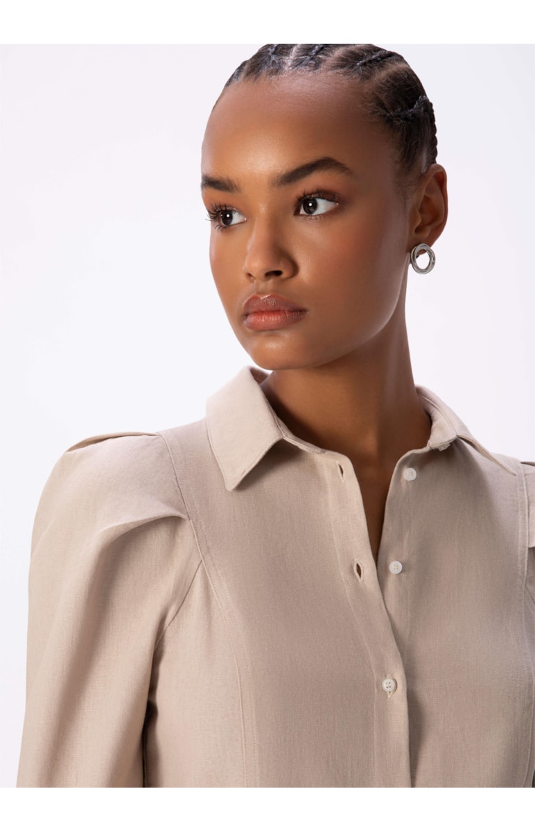 Camisa Heavy Linho Natural