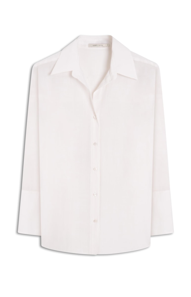 Camisa Issa Punho Largo Branco