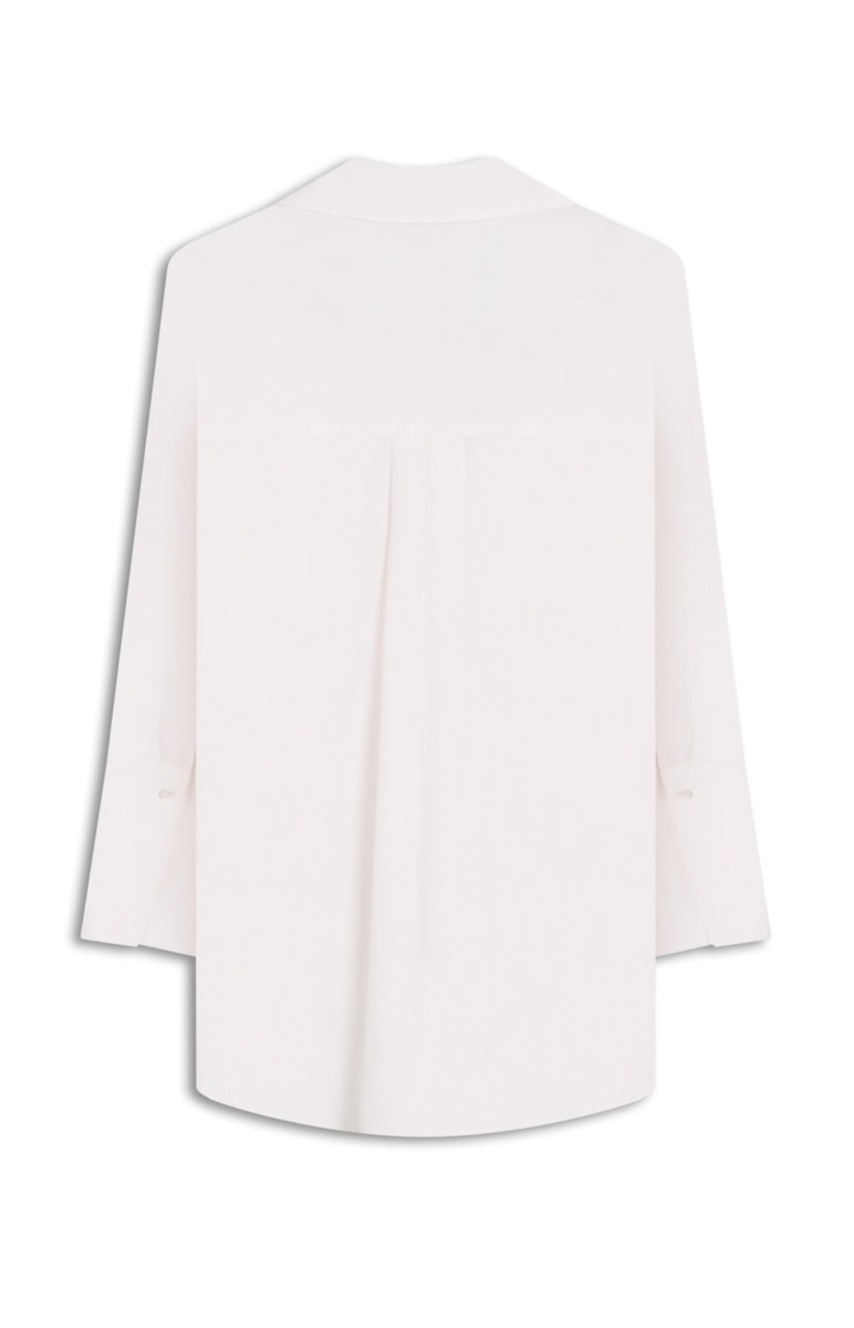 Camisa Issa Punho Largo Branco