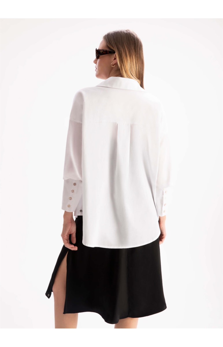 Camisa Light Voil Off White