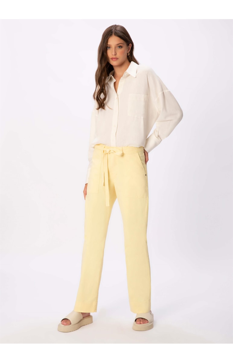 Camisa Linho Washed Off White