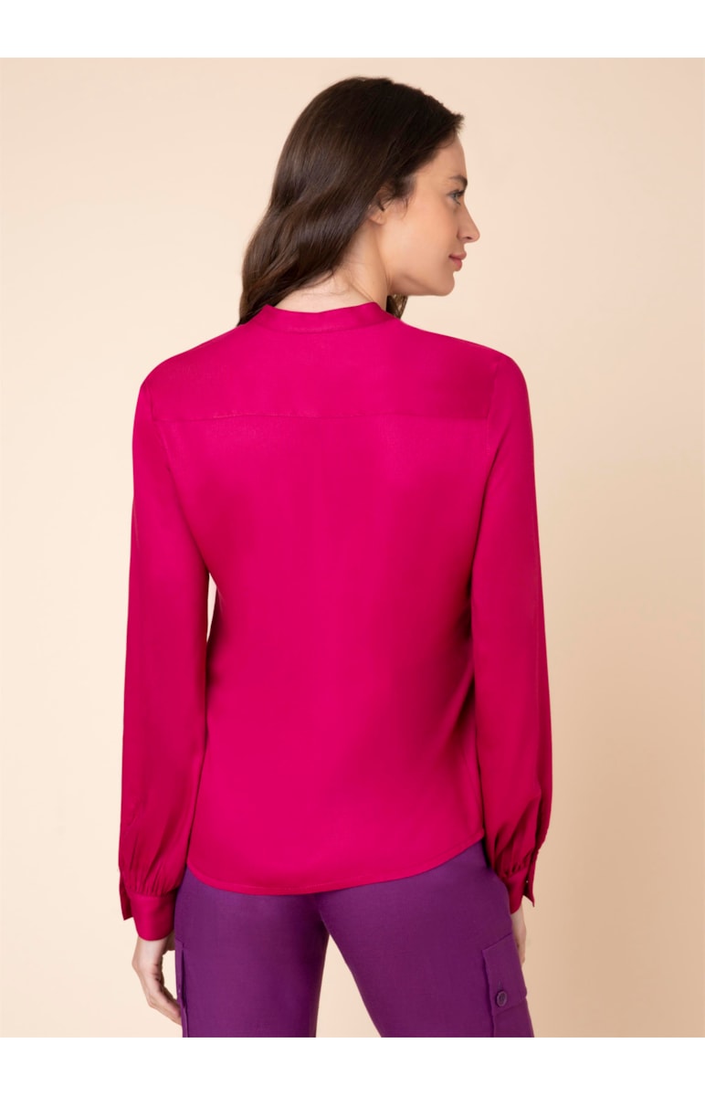 Camisa Manga Bufante Pink