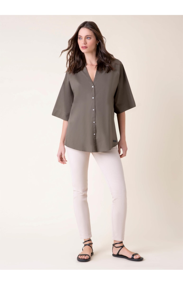 Camisa Paper Tabaco
