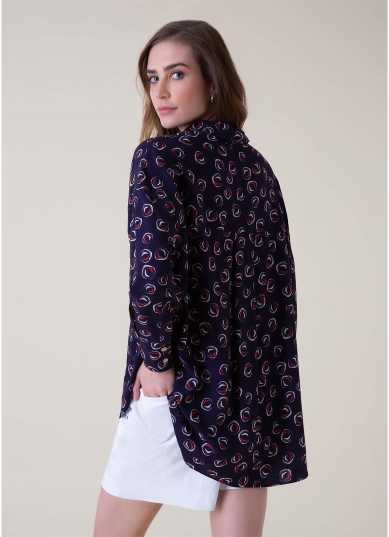 Camisa Polka Marinho
