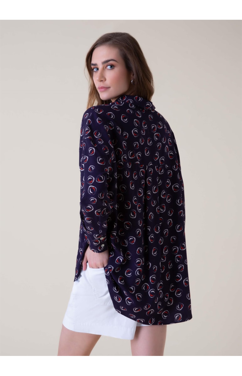 Camisa Polka Marinho