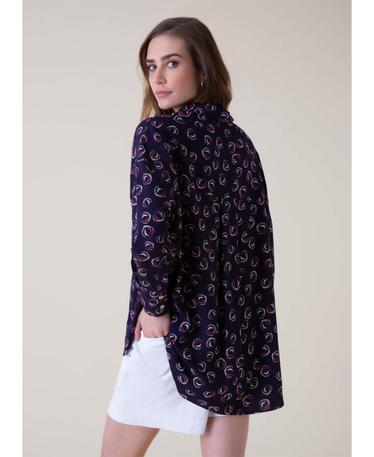 Camisa Polka Marinho