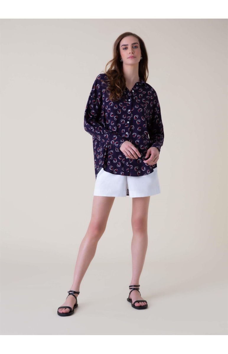 Camisa Polka Marinho