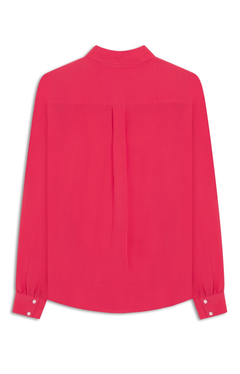 Camisa Pura Seda Pink