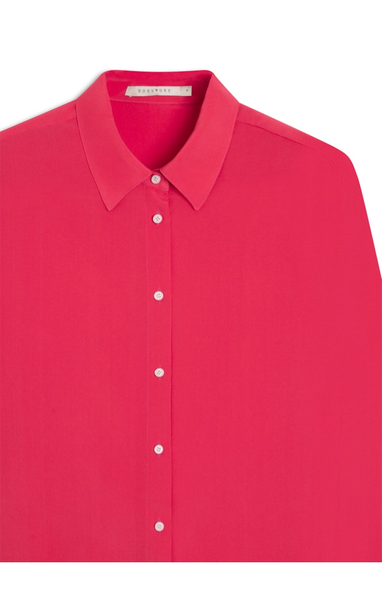 Camisa Pura Seda Pink